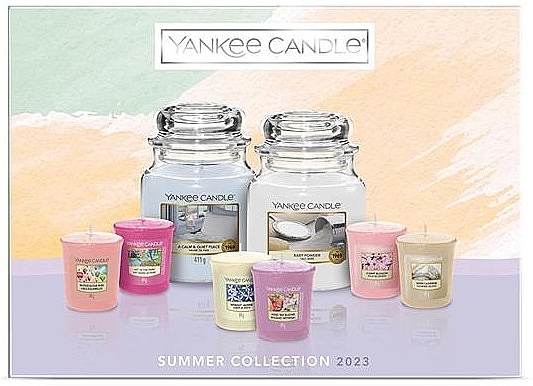 Zestaw - Yankee Candle Summer Collection 2023 (candle/2x411g + candle/6x49g) — Zdjęcie N2