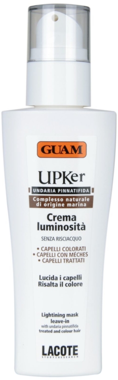 Krem do farbowanych włosów i z pasemkami Wielowitaminowy - Guam UPKer Glossing Cream Shine Enhancing — Zdjęcie N2