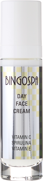 Krem do twarzy na dzień z witaminami C i E i spiruliną - BingoSpa Day Face Cream — Zdjęcie N2