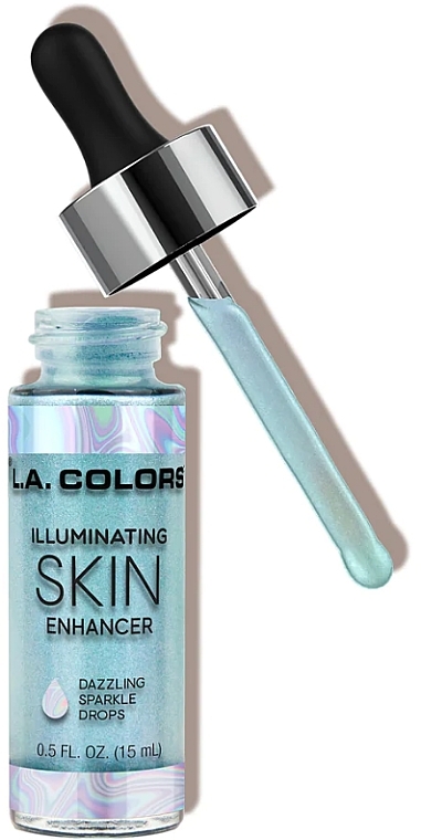 Brokatowe krople do twarzy - L.A. Colors Illuminating Skin Enhancer Dazzling Sparkle Drops — Zdjęcie N1