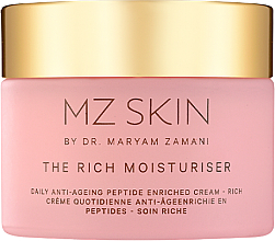 Kup Rewitalizujący, nawilżający krem do twarzy - MZ Skin The Rich Moisturiser Daily Anti-Aging Peptide Enriched Cream