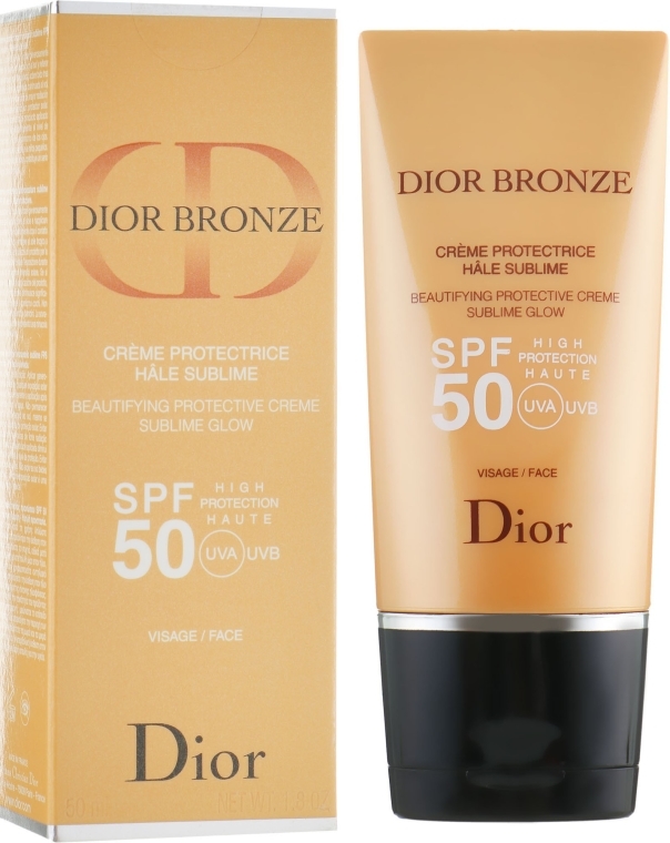 Przeciwsłoneczny krem do twarzy SPF 50 - Dior Bronze Beautifying Protective Creme Sublime Glow — Zdjęcie N1