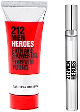 Carolina Herrera 212 Men Heroes Forever Young - Zestaw (edt/90ml + b/wash/100ml + edt/10ml) — Zdjęcie N2
