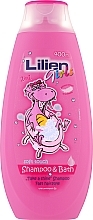 Szampon i płyn do kąpieli 2w1 dla dziewczynek - Lilien Shampoo & Bath Girls — Zdjęcie N1