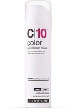 Odżywcza maska do włosów farbowanych - Napura C10 Color Conditioner Mask — Zdjęcie N2
