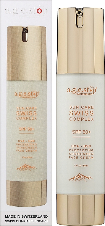 PRZECENA! Krem przeciwsłoneczny do twarzy - A.G.E. Swiss Royal Perfect Day Cream SPF50+ * — Zdjęcie N2