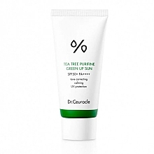 Filtr przeciwsłoneczny neutralizujący zaczerwienienia z ekstraktem z drzewa herbacianego - Dr.Ceuracle Tea Tree Purifine Green Up Sun SPF 50 — Zdjęcie N1