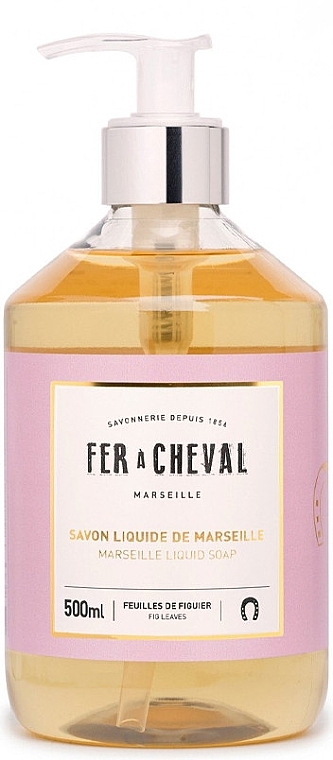 Mydło marsylskie w płynie Liście figowe - Fer A Cheval Marseille Liquid Soap Fig Leaves — Zdjęcie N1