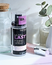 Spray utrwalający makijaż - Catrice Fixative Spray Waterproof Ultra Last2 — Zdjęcie N4