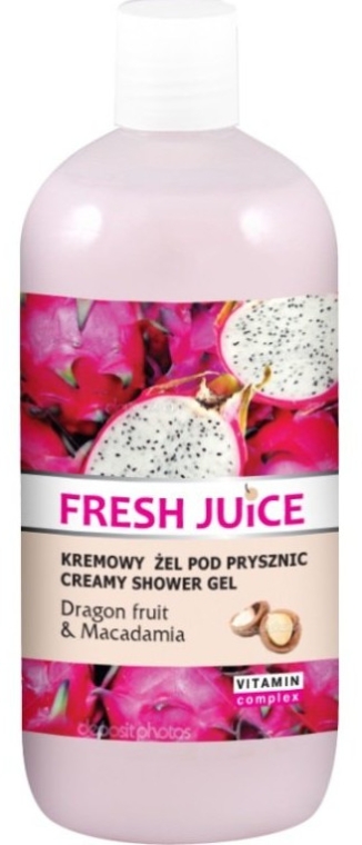 Kremowy żel pod prysznic Smoczy owoc i makadamia - Fresh Juice Energy Mix Dragon Fruit & Macadamia — Zdjęcie N3