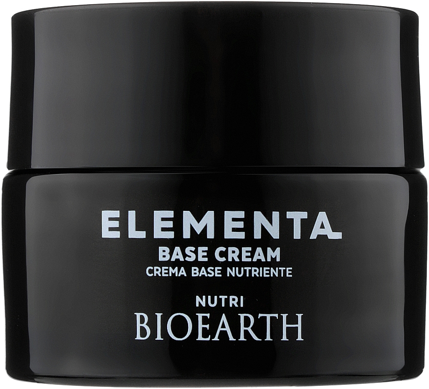 Odżywczy krem do twarzy z masłem shea - Bioearth Elementa Base Cream Nutri — Zdjęcie N1
