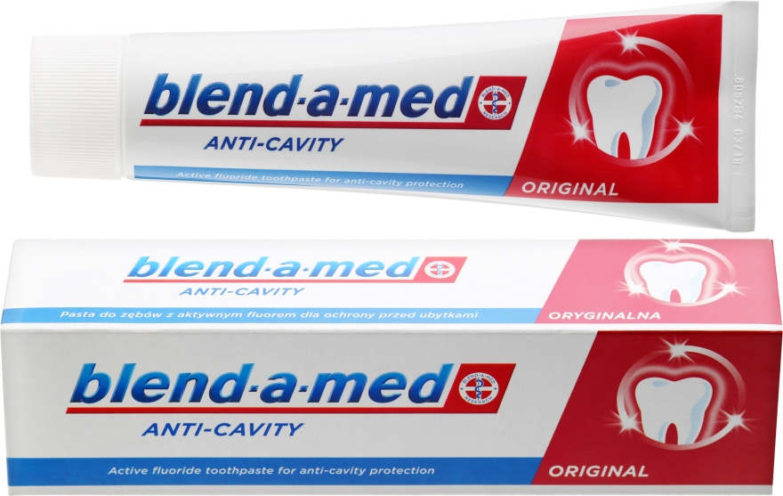 Przeciwpróchnicza pasta do zębów - Blend-a-med Anti-Cavity Original — Zdjęcie N1