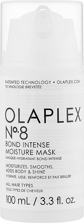 Intensywnie nawilżająca maska odbudowująca strukturę włosów - Olaplex №8 Bond Intense Moisture Mask — Zdjęcie N1