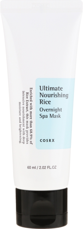 Odżywcza maska do twarzy na noc z ekstraktem z ryżu - Cosrx Ultimate Nourishing Rice Overnight Spa Mask — Zdjęcie N2