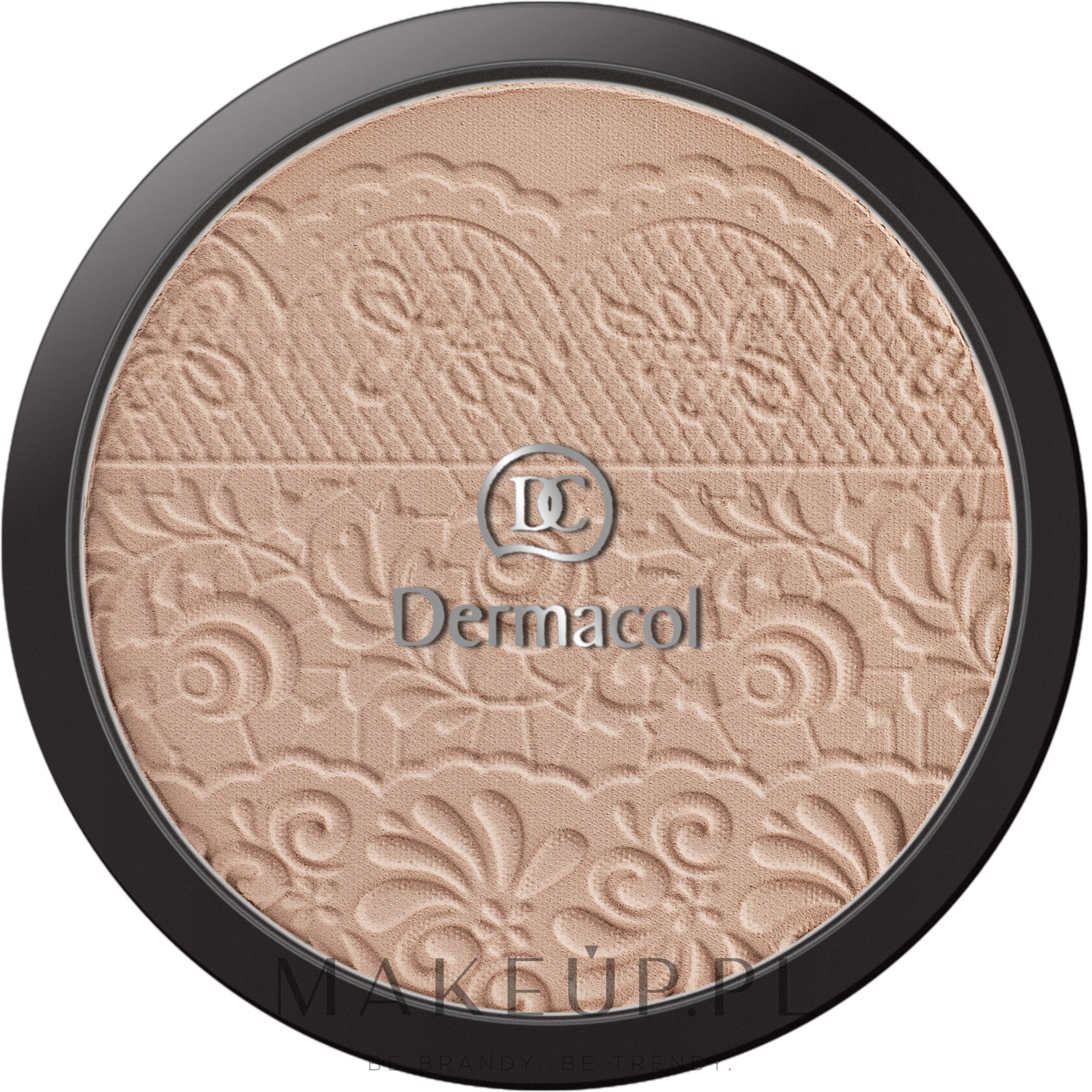 Lekki puder w kompakcie (wymienny wkład) - Dermacol Compact Powder — Zdjęcie 4