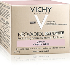 Rewitalizujący krem na noc dla skóry dojrzałej - Vichy Neovadiol Rose Platinum Night Cream — Zdjęcie N5
