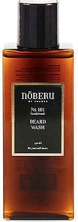 Szampon do brody - Noberu Of Sweden №101 Sandalwood Beard Shampoo — Zdjęcie N1