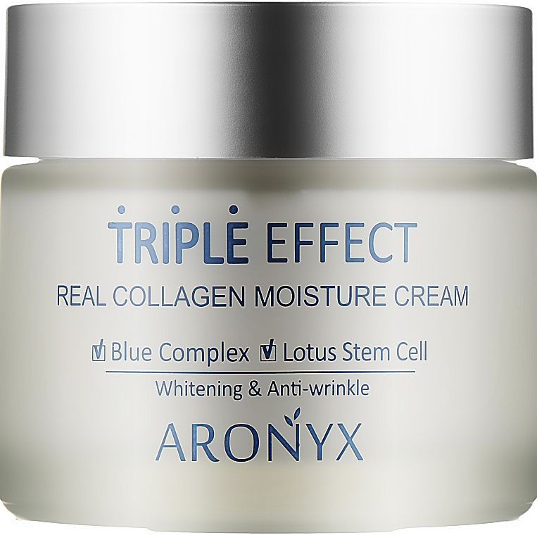 Krem do twarzy - Medi Flower Aronyx Triple Effect Real Collagen Moisture Cream — Zdjęcie N1