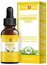 Kup Masło do ciała - Formula Swiss Cannabidiol Drops 5% CBD Vanilla Oil 500mg <0,2% THC