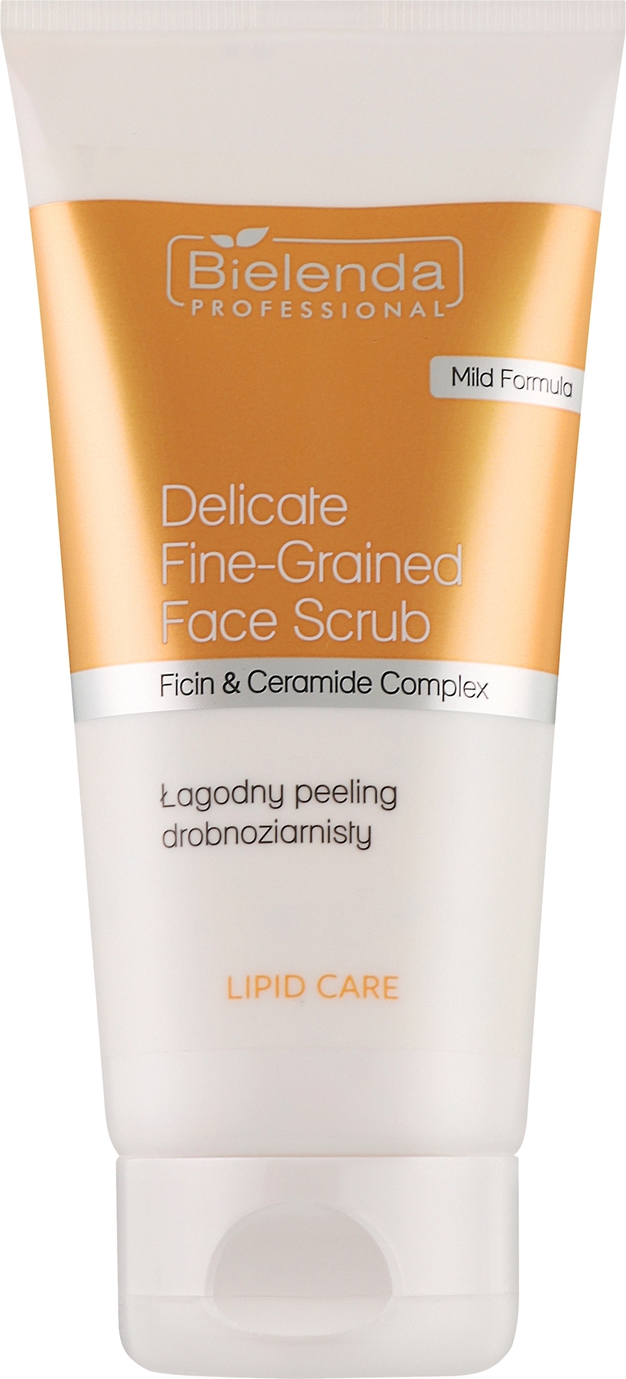 Łagodny peeling drobnoziarnisty do twarzy - Bielenda Professional Lipid Care Delicate Fine-Grained Smoothing Face Scrub — Zdjęcie 150 ml