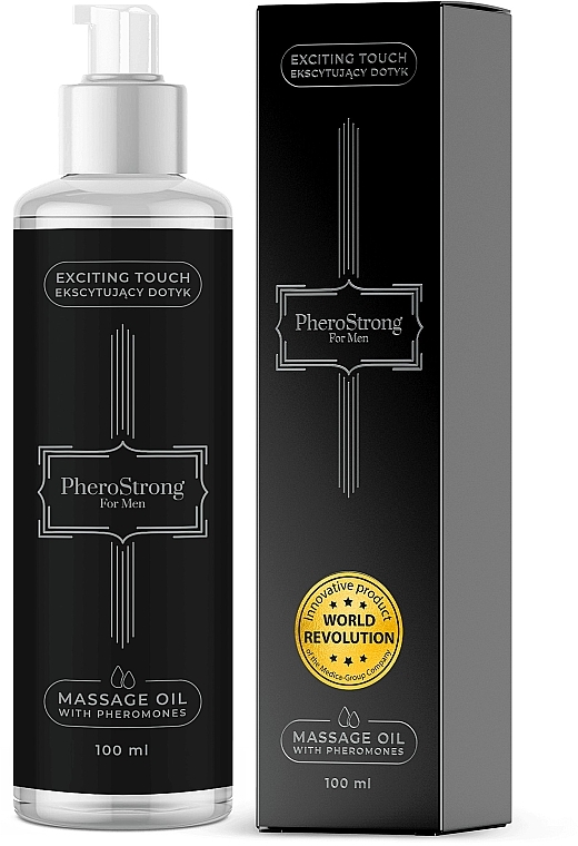 PheroStrong For Men - Olejek do masażu — Zdjęcie N1