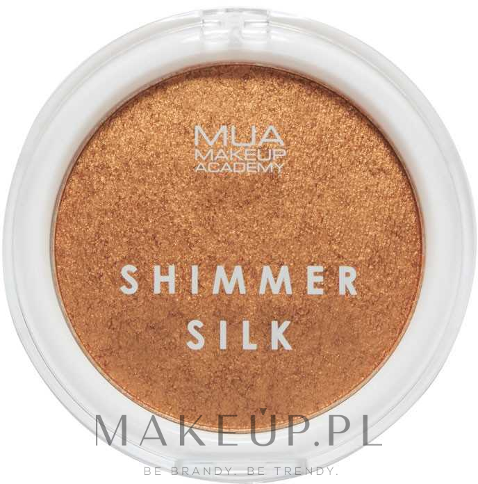 Rozświetlacz do twarzy - MUA Shimmer Silk  — Zdjęcie Golden Hour