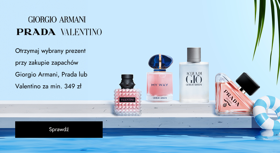 Promocja Giorgio Armani, Prada i Valentino