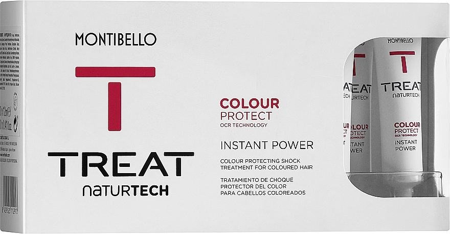 Kuracja do włosów farbowanych - Montibello Treat Naturtech Colour Protect Instant Power — Zdjęcie N1