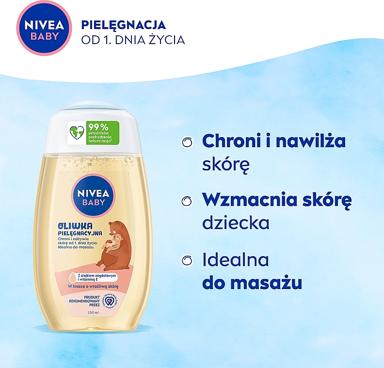 Oliwka Pielęgnacyjna - NIVEA BABY Care Oil — Zdjęcie N3