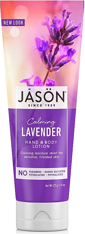 Lotion do ciała i rąk Lawenda - Jason Natural Cosmetics Lavender Hand & Body Lotion