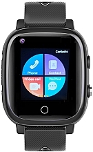 Inteligentny zegarek dla dzieci, czarny - Garett Smartwatch Kids Life Max 4G RT — Zdjęcie N1