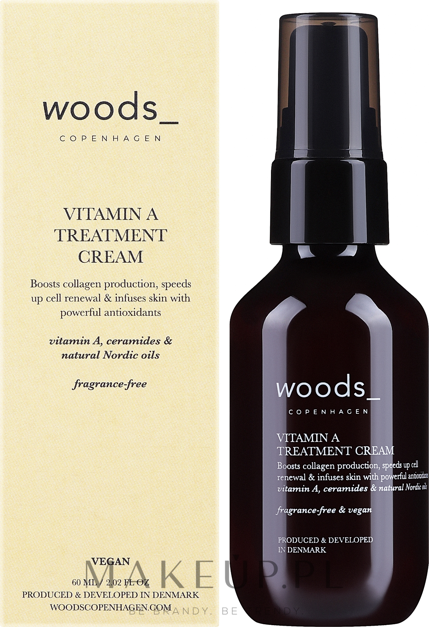 Krem do twarzy z witaminą A - Woods Copenhagen Vitamin A Treatment Cream — Zdjęcie 60 ml