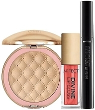 Kup Zestaw - Affect Passion Moments Beauty Set 02 (lip/gloss/5g+mascara/12g+powder/11g)