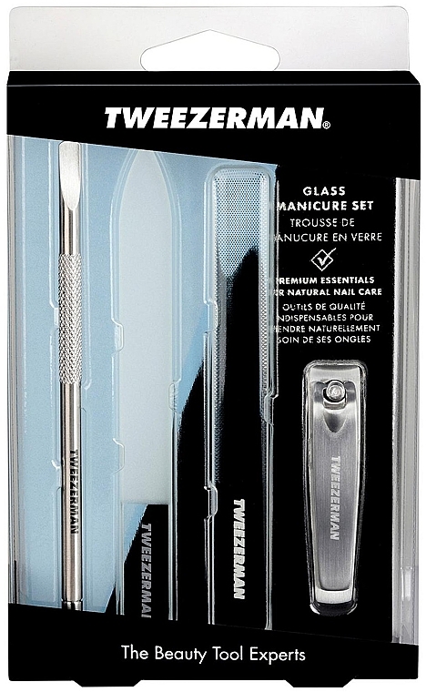 Zestaw narzędzi do manicure - Tweezerman Glass Manicure Set — Zdjęcie N1