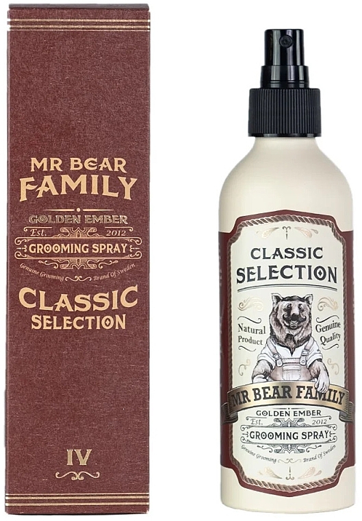 Tonik w sprayu do włosów - Mr. Bear Family Golden Ember Grooming Spray — Zdjęcie N1