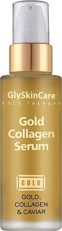 Kolagenowe serum do twarzy ze złotem - GlySkinCare Gold Collagen Serum — Zdjęcie N1