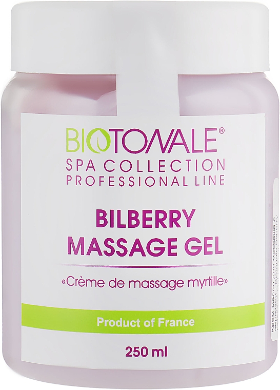 Żel do masażu z olejkiem jagodowym - Biotonale Bilberry Massage Gel — Zdjęcie N3