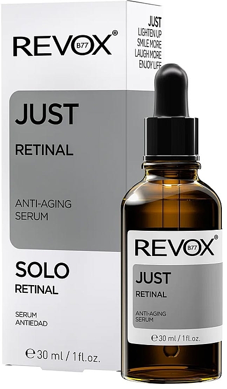 Serum przeciwstarzeniowe do twarzy z retinolem - Revox B77 Just Retinal Anti-Aging Serum — Zdjęcie N1