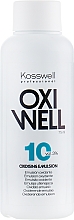 Emulsja utleniająca do włosów 3% - Kosswell Professional Oxidizing Emulsion Oxiwell 3% 10vol — Zdjęcie N2