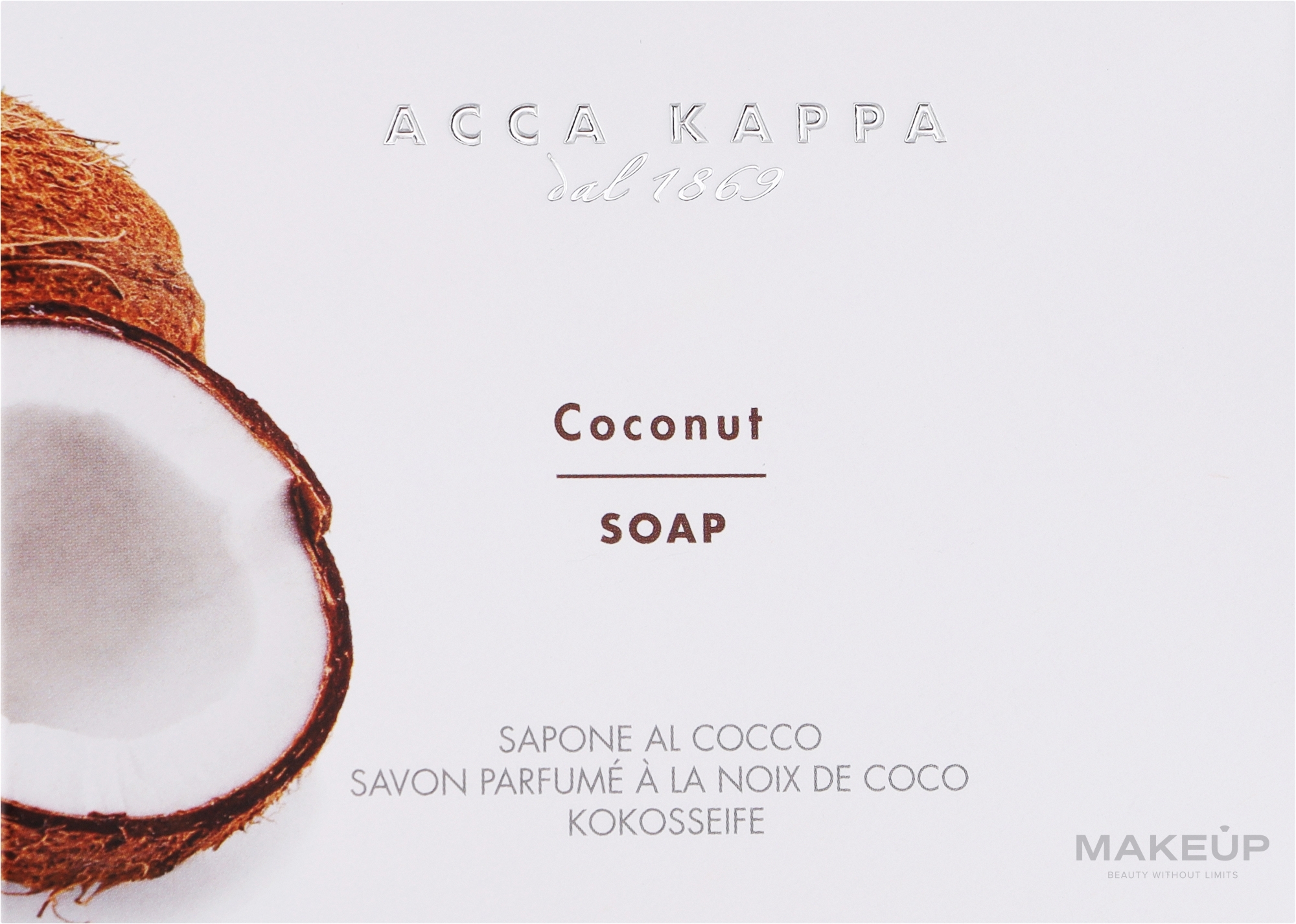 Mydło kokosowe - Acca Kappa Coconut Soap — Zdjęcie 150 g