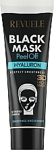 Kup Hialuronowa czarna maska peel-off do twarzy - Revuele Black Mask Peel Off Hyaluron