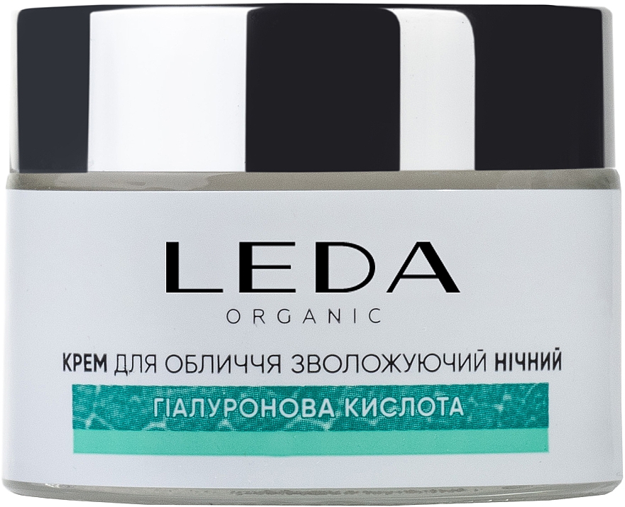 Krem nawilżający do twarzy na noc	 - Leda Moisturizing Night Cream — Zdjęcie N1