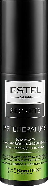 Eliksir ekstra do włosów zniszczonych - Estel Secrets