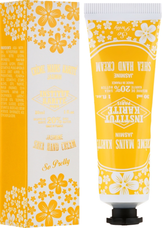 Krem do rąk Jaśmin - Institut Karité So Pretty Hand Cream Jasmine — Zdjęcie N1