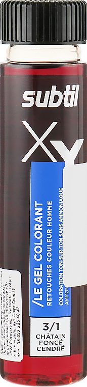 Farba do włosów w żelu bez amoniaku - Laboratoire Ducastel Subtil XY Men Gel Colorant