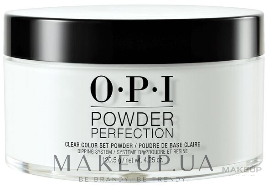 Puder do paznokci - OPI Powder Perfection Color Set Powder — Zdjęcie Clear