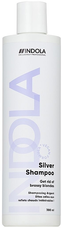 Szampon neutralizujący żółte odcienie - Indola Silver Shampoo — Zdjęcie N1