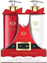 Kup Zestaw świąteczny do rąk - Grace Cole Boutique Hand Care Duo Frosted Cranberry & Orange (h/lot/500ml + h/wash/500ml)