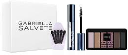 Kup Zestaw - Gabriella Salvete Gift Box Smokey (mascara/13ml + eyeshadow/palette/10g + eyeshadow/applicator/5pc)