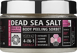 Peeling do ciała z solą z Morza Martwego - Yofing Dead Sea Salt Body Peeling Sorbet — Zdjęcie N1